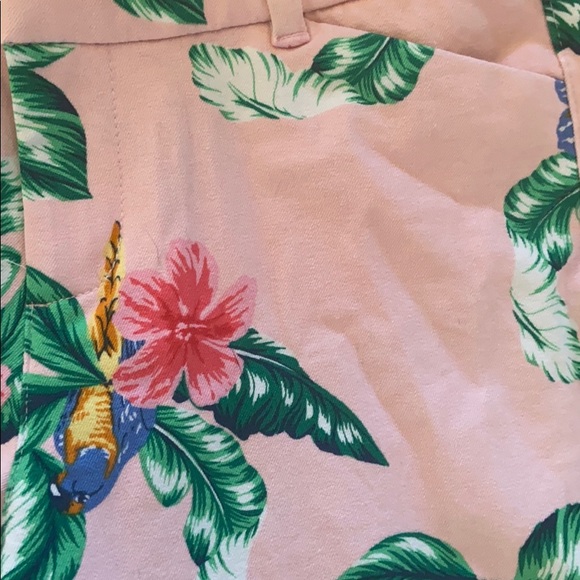 NWOT Old Navy Tropical Pattern Straight leg Pants - Picture 3 of 6